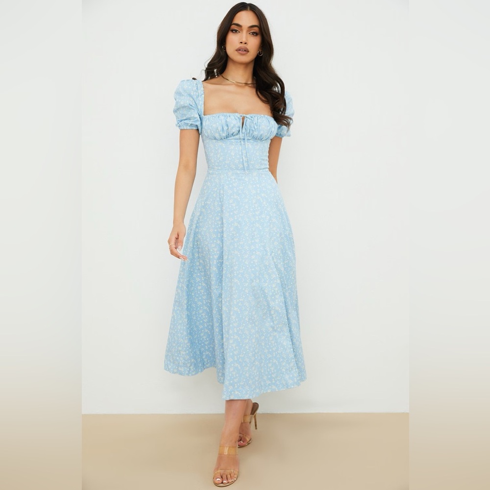 House of CB Blue Maxi Dress
